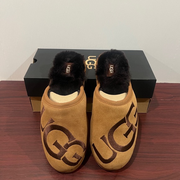 Ugg, Scuff logo Slipper, 1101324, Brown - Picture 11 of 11